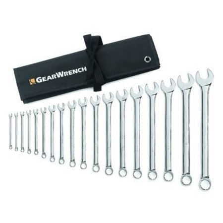 APEX TOOL GROUP WRENCH SET COMBO 12 PT SAE LONG PAT 18 P GWR81917